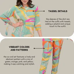 leriya fashion Shirt Pant Co-ords Set image 5