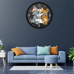piploda crafts Analog 24 cm X 24 cm Wall Clock image 3
