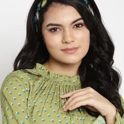 DEEBACO Women Black Hairband-image-64
