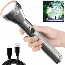 crentila M13 (ZOOMABLE METAL)5 Modes Flashlight, Super Bright Cree T6 LED Light Torch-picture-15
