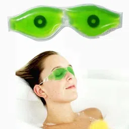 nafeesa 2 Aloe Vera Cool Gel Eye Mask Summer Ice Cooling Sleeping Mask for Eye Patches Remove Dark Circles Fatigue Cool Eyes Patch Pads Eye Care (10 g) (10 ml)-picture-13