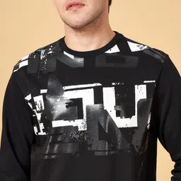 people Men Full Sleeve Printed Sweatshirt image 5