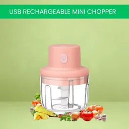frony Mini Rechargeable Chopper, Electric Chopper for Onion, Garlic and VegetableA10 Electric Vegetable & Fruit Chopper-picture-10