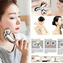 Deoxys 3D ZL Manual 3D Massager Roller 360 Rotate Face Full Body Shape Skin Lifting Massager image 5