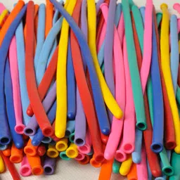 shatchi Solid FUNKY MODELLING ASSORTED COLOUR BALLOONS ANIMAL TWIST TYING MAKING -KIDS FUN - 100Pcs Balloon-picture-48