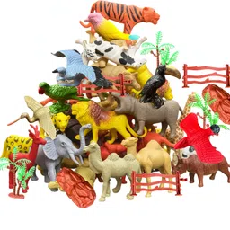zesthome Realistic Animal & Birds Set Toys for Kids – Demanding Toy Figure Playing Set image 1
