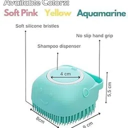 morixa Silicone Body Scrubber with Soap Dispenser Brush for Bath – Standard (2) image 5