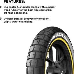 jk tyre 120/70-R14 BLAZE TL 120/70-R14 BLAZE FRONT Front Two Wheeler Tyre image 2