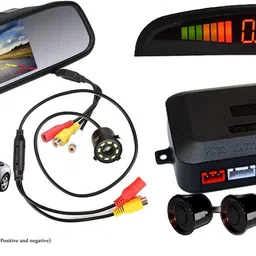 lovmoto LCD 4.3 Screen 4pc Car Parking Sensor Monitor Kit With Reverse Camera Sg222 LCD 4.3 Screen 4pc Car Parking Sensor Monitor Kit With Reverse Camera Sg222 Parking Sensor image 5