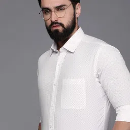 raymond Men Slim Fit Printed Formal Shirt image 2