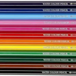 doms Super Soft 3.3mm Lead 24 Shades Pre-Sharpened Water Color Pencil| Hexagonal Shaped Color Pencils image 3