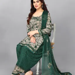 sarvagny clothing Unstitched Crepe Salwar Suit Material Printed-picture-22