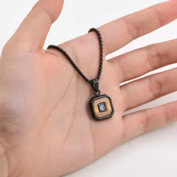 p. r. prints Pendant for Men Stylish Pendant Necklace Silver image 2