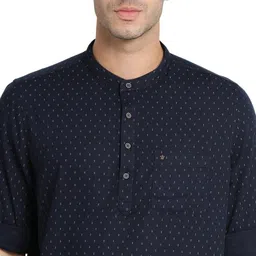 turtle Men Printed Pure Cotton Straight Kurta image 5