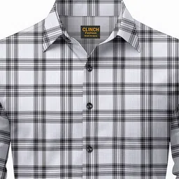 clinch fashion Men Regular Fit Striped Slim Collar Casual Shirt image 5