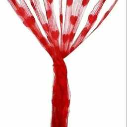 nikita enterprise 214 cm (7 ft) Door Polyester Semi Transparent Curtain Single Curtain image 2