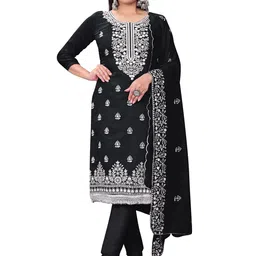 Maroosh Floral Embroidered Unstitched Dress Material-picture-30