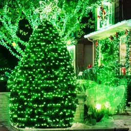 The Purple Tree Green Festive LED String Lights image 2