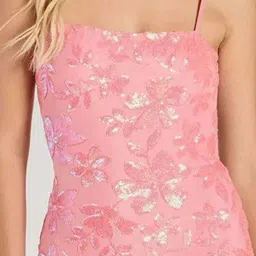 LULU & SKY Floral Bodycon Mini Dress image 3
