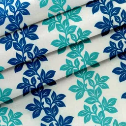 Aura Blue & Green 2 Pieces Light Blocking Window Curtains image 3