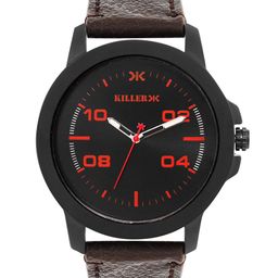 Killer Men Brass Printed Dial & Leather Straps Analogue Watch KL25-3A-picture-12