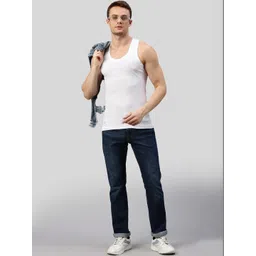 MACHO Pack of 10 Scoop Neck Pure Cotton Undershirt Vests image 2
