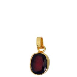 GenZcomplex Red Brass Garnet Gold-Plated Pendant-picture-29