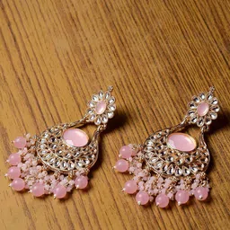GRLIE Contemporary Stone Studded Jhumkas-picture-20