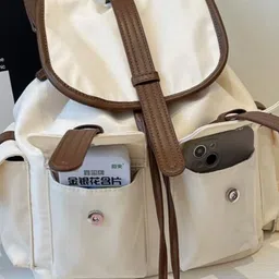 StyleCast Women Yoke-Style Solid Backpack Come With Charm-picture-25