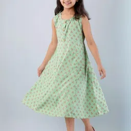 DMP EXPORT Floral Print Fit & Flare Dress image 4