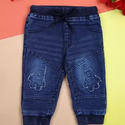 V-Mart Kids Cotton Light Fade Jogger Stretchable Jeans-picture-29