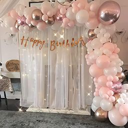Special You 64Pcs Pink & White Birthday Decor-picture-23