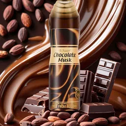 Al-Nuaim Set Of 4 Aseel-Blue Wave-Chocolate Musk & Kashmiri Oudh Deodorant- 200 ml Each image 3