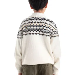 RARE ONES Boys Fair Isle Printed Pullover image 3