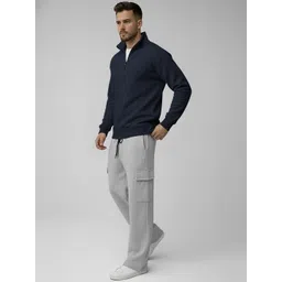 TRIPR Mock Collar Long Sleeves Sweatshirt With Cargo Trouser image 5