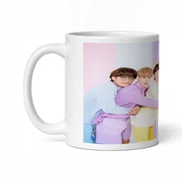 Mr UVD White & Purple Graphic Printed Ceramic Glossy Mug 350 ml-picture-27