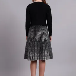 MODKLINE WITH MK Women Printed Jumper Woollen Dress image 4