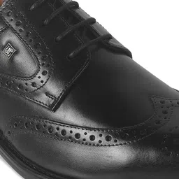 J.FONTINI Men Leather Lace-Ups Formal Derbys Shoes image 5