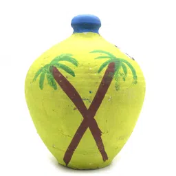 bs natural Handmade Clay Gullak Money Piggy Coin Bank Toy Showpiece For Gift Kids Coin Bank image 3