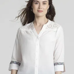 SHAYE Women Cotton Solid Top-image-22