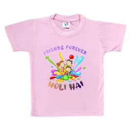 Cute Pals Girls Printed Applique T-shirt-image-52