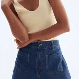 H&M Wide High Jeans image 2