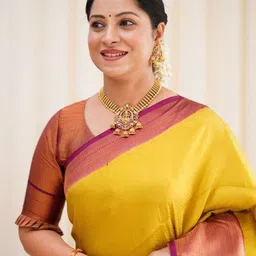 Areca Designer Warli Pure Silk Banarasi Saree image 4