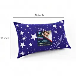 VILLAGERS Unisex Blue Pillows image 2