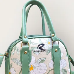 ROYAL CHAALS Women Floral Structured Handheld Bag image 3