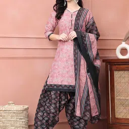 Rajnandini Floral Printed Kurta with Salwar & Dupatta-picture-34