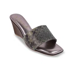 Catwalk Embellished Open Toe Wedge Heel Sandals-picture-29