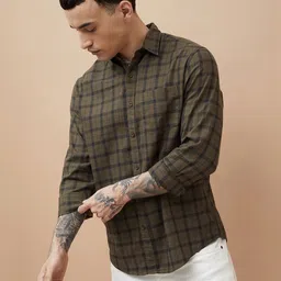 Fame Forever by Lifestyle Men Checked Casual Shirt-image-29