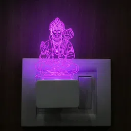 starlaser Lord Hanuman Acrylic Night lamp for Home, Mini Temple Night Lamp-picture-14
