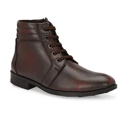 The Roadster Lifestyle Co Men Block Heeled Lace Up Boots image 4